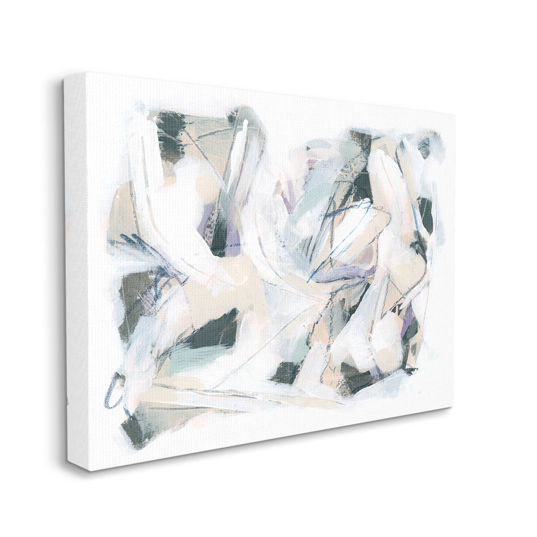Stupell Industries Busy Abstract Streaks Arrangement Painting Gallery Wrapped Canvas Print Wall Art, Design by June Erica Vess