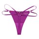 thumbnail image 1 of Gibobby Pantys para Mujer Tanga sin costuras para mujer, anillo de Metal, Pure Desire, Sexy, para chica, pantalones, talla grande, algodón , , ropa interior transpirable(Morado， S), 1 of 2