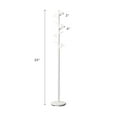 thumbnail image 7 of Yamazaki Home Coat Rack, White, Steel, Supports 26.4 pounds, Weighted Base, 7 of 7