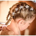 thumbnail image 3 of 15 pinzas para el pelo de perlas pequeñas, mini pinzas de perlas con forma de flor, pinzas de flecos artificiales suaves, accesorios decorativos para el cabello para mujeres y niñas ER, 3 of 5