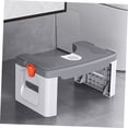 thumbnail image 3 of HOOWIFFY Step Stool for Toilet Foldable Foot Stool for Elderly Non Slip 1Pcs, 3 of 8