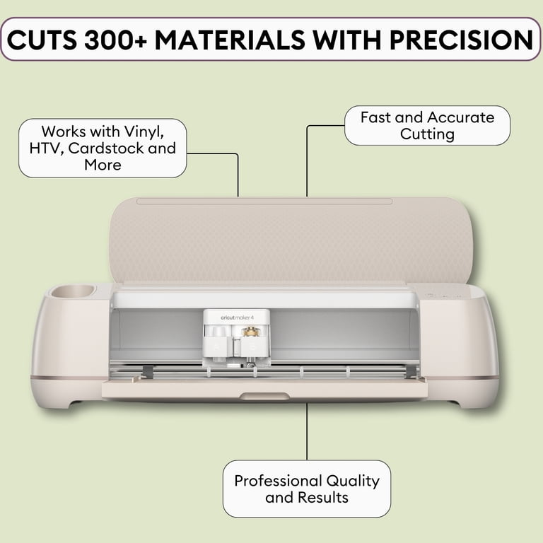 Cricut Maker 4 Cutting Machine with Mini Heat Press with Heat