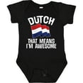thumbnail image 3 of Inktastic Dutch Gift Pride Netherlands Flag Boys or Girls Baby Bodysuit, 3 of 5