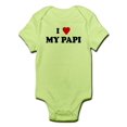 thumbnail image 1 of CafePress - I Love MY PAPI Infant Bodysuit - Baby Light Bodysuit, 1 of 1