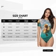 thumbnail image 6 of Lsque Underwater Swimming Duck Women's Crew Neck Short Sleeve Bodysuit Basic T Shirts Tops Onesie Adult Cute Pajama-Small, 6 of 8