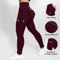 thumbnail image 6 of Women's Cotton Stretchy Skinny Jeans High Waist Leggings Tummy Control Jean Leggings Pants Style with Pockets, 6 of 7
