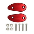thumbnail image 2 of jiaping 2x Motorcycle Mirror Block Off Plates Aluminum Alloy Motorcycle Accessories Easy red, 2 of 9