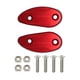 thumbnail image 2 of Placas de bloqueo de espejo Cola para motocicleta 2 uds con varilla roscada y tuerca rojo, 2 of 8