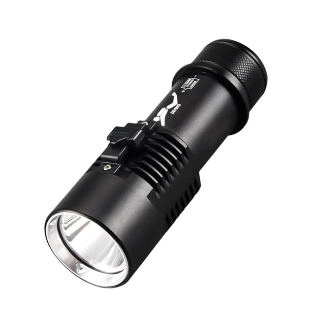 Linterna subacuática de buceo con cordón para la muñeca, linterna de buceo nocturno, de camping para viajes, de 20 m