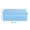 blue, variant on Thickened Flip-Top Transparent Plastic Foldable Shoe Box, Stackable Unisex Footwear Organizer, Clear Storage Container For Adult And Kids Shoes Wardrobe Arrangement-（blue）