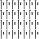 thumbnail image 1 of Juego de 60 tornillos de cabeza plana para ventilador de caja (30 tornillos largos + 30 tornillos cortos negros)., 1 of 8