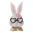 thumbnail image 1 of zhangmingg Figurine Ceramic Sculpture Cute Rabbit Desktop Ornament for Shelf Display, 1 of 6