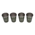 thumbnail image 3 of Tasse à Café en Acier Inoxydable, Tasse en Acier Inoxydable 4 Pcs Capacité 350ML pour Fête Noir, Vert Olive, Beige, 3 of 8