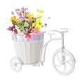 thumbnail image 3 of Flower Basket Rattan Tricycle Shape Home Decoration Large Size White 1pc, 3 of 5