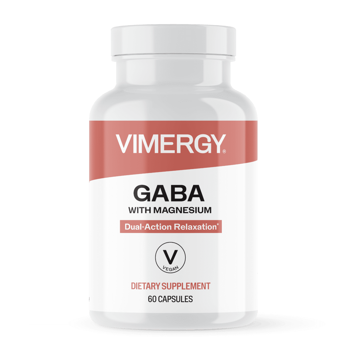 VIMERGY GABA with Magnesium, 60 Servings – Supports Stress Response & Brain Health