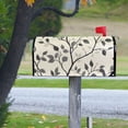 thumbnail image 4 of Yayeee Mailbox Cover Magnetic Large Size Post Box Cover Wrap Decor, Leaves Pattern, 4 of 9