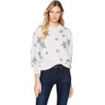 thumbnail image 2 of Rebecca Taylor Floral Jacquard Wool-Blend Sweater, Pearl Grey/Silver - Large, 2 of 3