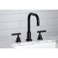 thumbnail image 5 of Kingston Brass Manhattan 8 in. Widespread Bathroom Faucet Polished Nickel Polished, 5 of 5