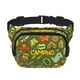 thumbnail image 1 of Fotbe Camping 1 Cangurera Cuadrada con Estampado de Doble Capa, Bolsa de Cintura Ajustable Mini para Hombres y Mujeres, 1 of 9