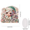 thumbnail image 3 of 5D DIY Art Decoraciones Mesa Kits Adornos Kit Acrílico Forma Especial Angel Girl, 3 of 9