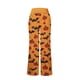 thumbnail image 4 of Pantalones de pijama de Halloween para mujer, cómodos pantalones de descanso de pierna ancha con estampado de calabaza y murciélago, cintura con cordón, 4 of 4