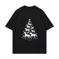 thumbnail image 2 of Christmas Horse Tree T Shirt Black Holiday Horse Pattern For Christmas Party And Gift, 2 of 4