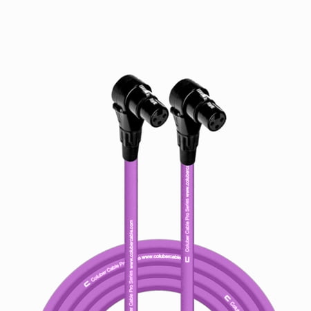Coluber Cable - Right Angle XLR Female to Right Angle XLR Cable Female