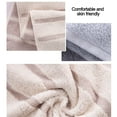 thumbnail image 4 of Juego de toallas de mano para baño, toallas de mano con estampado de rayas suaves de algodón, tamaño 70*34 cm (paquete de 2), 4 of 5
