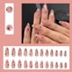 thumbnail image 2 of Press on Nails GUAACCB Red Heart Medium Almendra, 24 unidades, 2 of 7