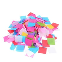 Raindrops Colorful Square Paper Confetti for Party Decoration Reusable and Practical Wedding Engagement Supplies 60g