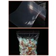thumbnail image 4 of Unids/paquete de 100 bolsas con cierre de cremallera, bolsa de plástico transparente autosellante, paquete de almacenamiento de alimentos, bolsa Almacenamiento y organización del hogar 14 x 20 cm Matsuzay HA5328-08B, 4 of 6