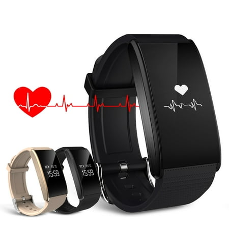 Unisex Smart Watch Band Bracelet Waterproof bluetooth Watch Sports Wristband Fitness Activities Tracker with Blood Pressure Heart Rate smartwatche for IOS Android iphone