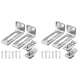 thumbnail image 1 of Bi Fold Door Hardware Set, 2 Packs of Louver Door Hardware, 1 of 5