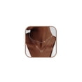 thumbnail image 1 of Gargantilla en capas con colgante de lazo plateado OGD para mujer, 1 of 7