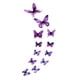 thumbnail image 2 of 12pcs Luminous Wall Stickers, Decoración magnética para el hogar, Mariposas moradas fluorescentes 3D Stickers para la habitación, 2 of 2