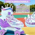 thumbnail image 4 of JZY Kids Adjustable Roller Skates with Light-Up Wheels - Beginner-Friendly for Ages 3-12, 4 of 6
