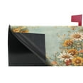 thumbnail image 4 of Mailbox Covers Magnetic Large Size Post Box Cover Wrap Outside Waterproof Home Yard Garden Decor Vintage Sunflowers and Wildflower 25.5x21, 4 of 9