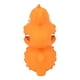 thumbnail image 4 of Juguete para perros chirriante, interesante, resistente a las mordeduras, goma saludable, juguetes para perros indestructibles para suministros para mascotas, color naranja, 4 of 5