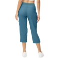 thumbnail image 5 of UJNDER Women's Wide Leg Pants Fashion Drawstring Elastic Work Pants Comfy Straight Leg with Pockets Blue XXXL, 5 of 9