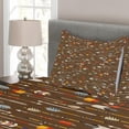 thumbnail image 3 of Ambesonne Colorful Quilted Bedspread Set 3 Pcs, Eastern Style, King Size, Multicolor, 3 of 4