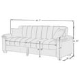 thumbnail image 6 of 6 PCS Corduroy Flexible Combination Sectional Sofa Olive, 6 of 8