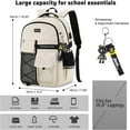 thumbnail image 2 of Backpack for All Age, Black Backpack Bookbag Daypack Schoolbag Bag for Anyone, College Bookbag with USB Charging Port,Travel Laptop Back Pack for  Daily Life, Travel, Work, 2 of 9