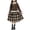 Brown, variant on KyCheLot Girls Dress Outfits Plaid Loose Skirts and Knit Ruffle Hem Long Sleeve Shirts Schoolwear Casual 5-16 Years