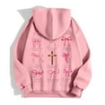 thumbnail image 3 of TINZ Veste à Capuche Décontractée à Manches Longues avec Poche Zippée et Cordon de Serrage pour Femmes, Sweat à Capuche en Rayonne, 3 of 5