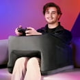 thumbnail image 6 of Reading Pillow Gaming Gifts for Men - Lap Desk for Laptop with Cushion, Bed Rest Pillow for Reading, Working, Playing Steam Deck Switch or Sitting in Bed Floor Sofa, 6 of 6