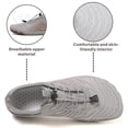 thumbnail image 5 of BERANMEY Water Shoes for Women Men Skin-Feel Wide Toe Box Quick Dry Barefoot Aqua Socks Swim Kayaking Beach Driving Sports Diving Footwear for Adults Beach Walking Surfing Yoga, 5 of 8