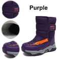 thumbnail image 1 of Zapatos Tobilleros Invierno para Niñas Con Forro Piel Impermeables Deporte Al Aire Libre, 1 of 9
