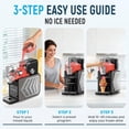 thumbnail image 5 of Slushie Machine, Ice Cream Maker, Slushy Machine for Home, No Ice Needed with Rapid Chill & Temperature Control, Self- Cleaning, Perfect for Frozen Margaritas, Frappes, 5 of 12