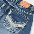 thumbnail image 5 of Stetson Western Denim Jeans Mens Light Wash 11-004-1312-4040 BU, 5 of 6