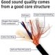 thumbnail image 4 of 3'XLR Cables, 3-Pin Microphone Cable, Studio Speaker Cable, 16.4 ft/5 m, 4 of 5